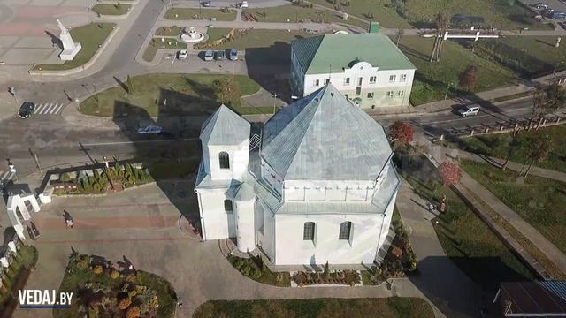 Сморгонь - Два храма и сквер в центре города смотреть онлайн