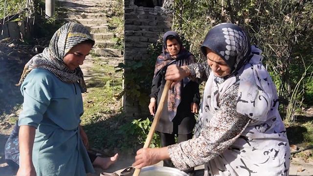 paste production that you have never seen | How to make Wild Fruit paste at village life смотреть онлайн