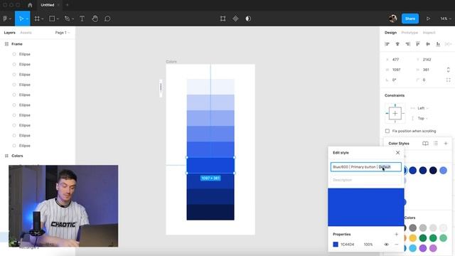 Цвета и шрифты в Figma | Создание палитры и типографики смотреть онлайн