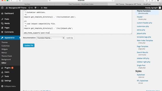 WPGrok Learn Wordpress in Minutes - Enable Thumbnails смотреть онлайн