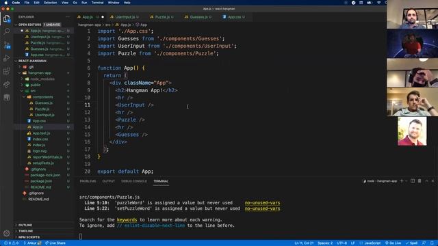 W9D4: Hangman Challenge - Part I (extra) смотреть онлайн