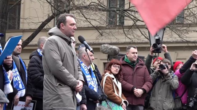 LIVE: Prague / CZ - Rally Against Pension Reform - 29.03.2023 #Praha