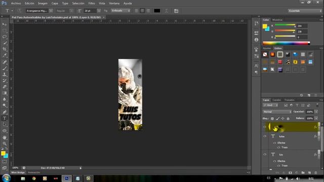Crea Tu Propio Logotipo Para Autoextraible #1°Parte Photoshop Cs6 2013 смотреть онлайн