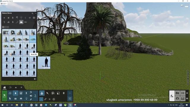 LUMION 11 TUTORIAL, ВИДЕОУРОК, VIDEO DARSLIK #08#  DARAXTLAR 01