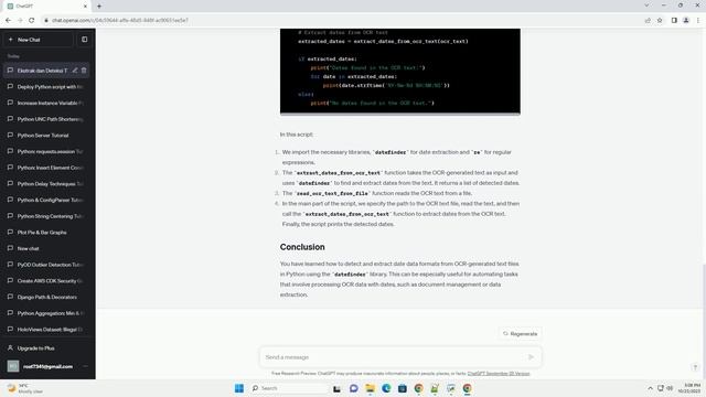How to detect and extract date data formats from a OCR generated text files in python смотреть онлайн