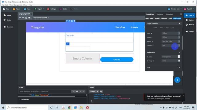 Sử dụng bootstrap studio SV lớp Quản lý thông tin không phải học bài này(Dành cho tất cả mọi người смотреть онлайн