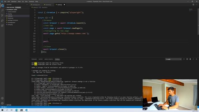 Part 4 - Performing Login Operation with Playwright (தமிழில்) смотреть онлайн