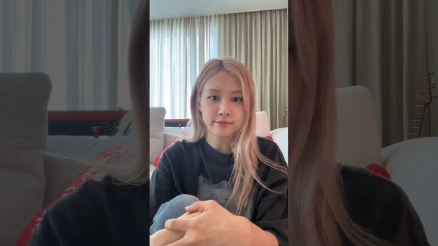 Rose Live Instagram 7th Anniversary Blackpink August 8 2023