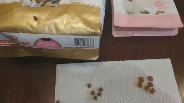 Сравнение корма для КОТЯТ Royal Canin Persian KITTEN с Royal Canin KITTEN смотреть онлайн