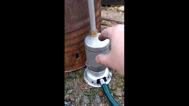 Безопасный обогреватель в палатку из подручных средств. смотреть онлайн