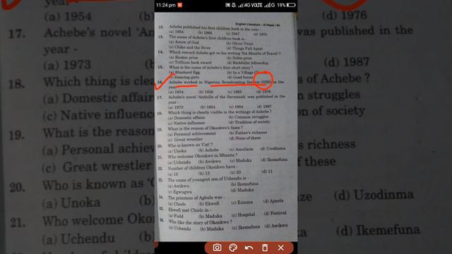 Things Fall Apart by Chinua Achebe MCQS | Things Fall Apart by Chinua Achebe Objective Type Questio смотреть онлайн