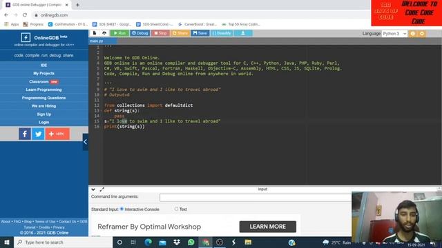CODING QUESTION ASKED IN TCS NINJA ON 15TH SEPTEMBER SLOT 1 | day 5 of #100daysofplacement смотреть онлайн