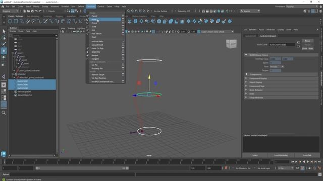 Знакомство с привязками в Maya смотреть онлайн