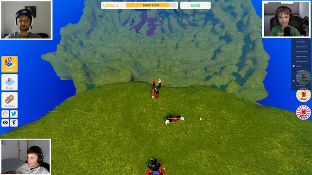 BROKE ALL MY BONES in ROBLOX BROKEN RAGDOLLS (3 PLAYER MULTIPLAYER) смотреть онлайн