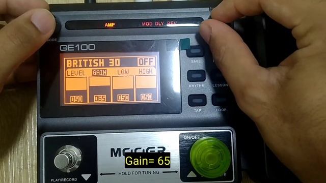 Mooer Ge100 - Sound Setting (English&Bahasa)