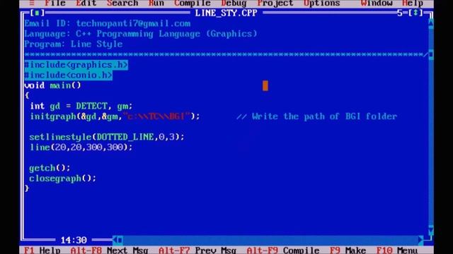 HOW TO DRAW LINE IN DIFFERENT STYLES COMPUTER GRAPHICS (C++ PROGRAMMING LANGUAGE) смотреть онлайн