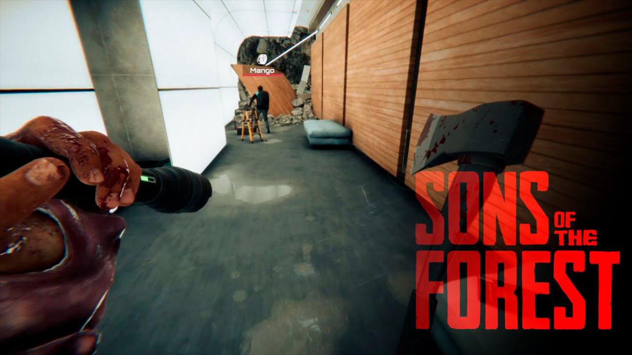 Нашли секретный бункер . Sons of the forest кооперативное прохождение #4 смотреть онлайн