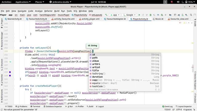 62.Favourites Functionality Part-1 | Music Player Application | Android Development Kotlin in Hindi смотреть онлайн