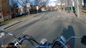 Suzuki Intruder vs 400 покатушки с пассажиром