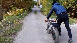 САМОДЕЛЬНЫЙ МИНИ БАЙК 110сс