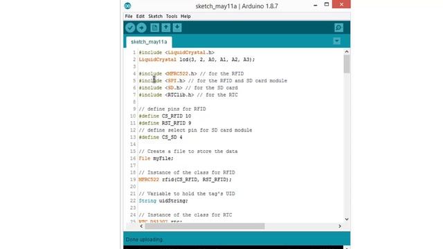 RFID RC522 Based Attendance System Using Arduino with Data Logger смотреть онлайн