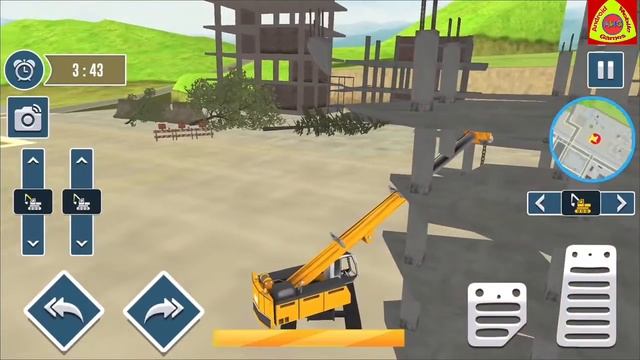 Demolish Construction Simulator 2020 - wrecking ball crane simulator + construction simulator games смотреть онлайн