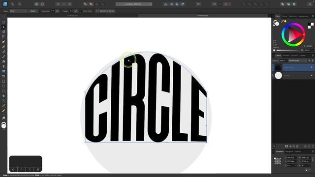Warp Text Into Shapes with Affinity Designer смотреть онлайн