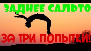 КАК НАУЧИТЬСЯ ЗАДНЕЕ САЛЬТО ЗА ОДИН ДЕНЬ!ПОШАГОВОЕ ИЗУЧЕНИЕ ЗАДКИ,BACKFLIP,ЗАДНЕГО САЛЬТО!ТРИ ПОПЫТК смотреть онлайн