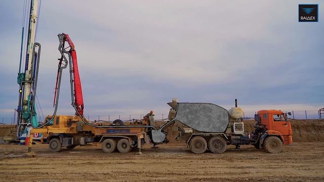Устройство буронабивных свай по технологии CFA (непрерывный полый шнек) смотреть онлайн