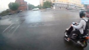 Немного лайтового станта Yamaha jog Aprio stock !!!