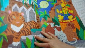 Коллекция раскрасок _Волшебные раскраски_  Цвета, сиволы, номера. Хоббитека. #раскраски по номерам💖