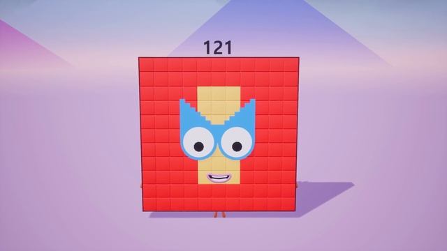 Fan-made Square Numberblocks - from 1 to 400. смотреть онлайн