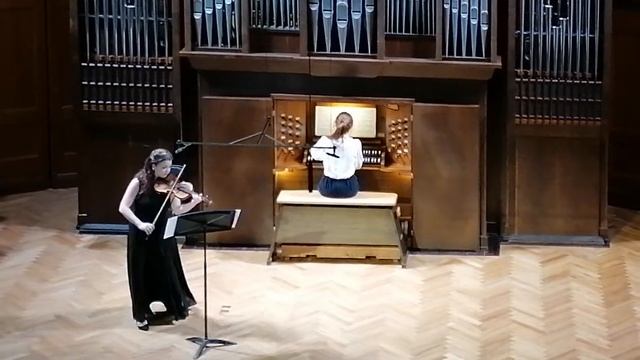 Шедевиль Соната (3,4 части). Исп. Е.Потина (скрипка) и Е.Квинт (орган) смотреть онлайн