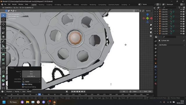 T-34 85 Part 3 SPEEDRUN 3D EDITING BLENDER ЧАСТЬ ТРЕТЬЯ смотреть онлайн