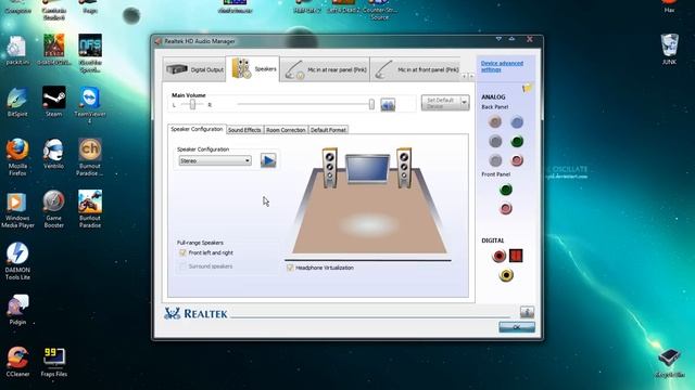 Play Audio with Both Headphones and Speakers using Realtek HD Windows 7 10 смотреть онлайн