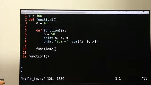 4.30 Python Global Scope and Built in Scope смотреть онлайн