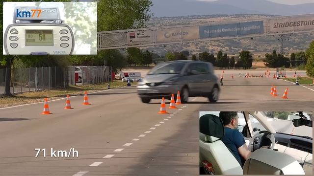Renault Avantime (2001-2003) - Maniobra de esquiva (moose test) y eslalon | km77.com смотреть онлайн