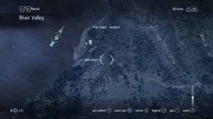 Assassins creed Rogue - Templar treasure map relic - 252,-624 River Valley