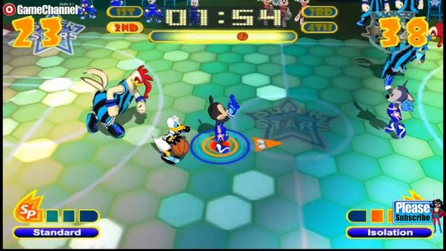 Disney Sports Basketball - Mickey, Donald, Minnie, Nintendo Gamecube Kids Games смотреть онлайн