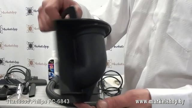 Пылесос моющий PHILIPS FC 6843.mp4 смотреть онлайн