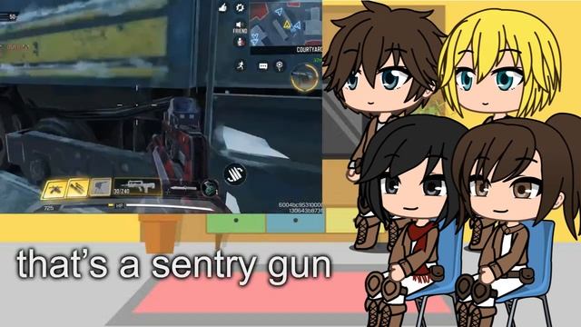 AOT Reacts to (Military Weapons) "Sentry Gun" ||Gacha Club|| смотреть онлайн