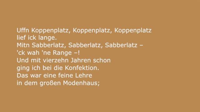 Helen Vita - Die Dame mit 'n Avec (Tucholsky 1920) смотреть онлайн