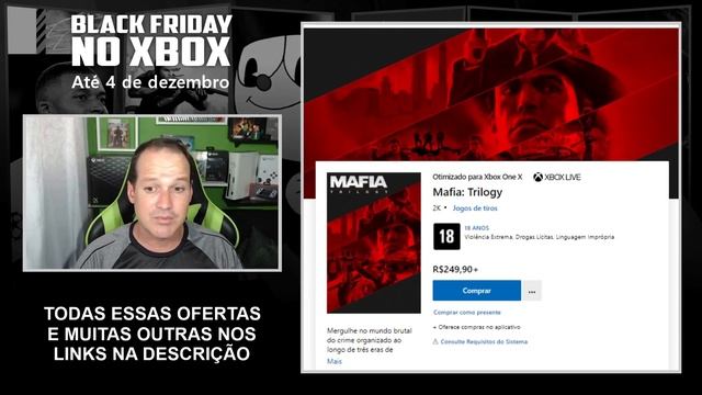 OFERTAS INCRÍVEIS na BLACK FRIDAY da XBOX LIVE com CENTENAS de JOGOS de XBOX ONE, SERIES S|X e 360! смотреть онлайн