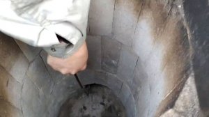 Тандыр из бочки своими руками.DIY brick tandoor.
