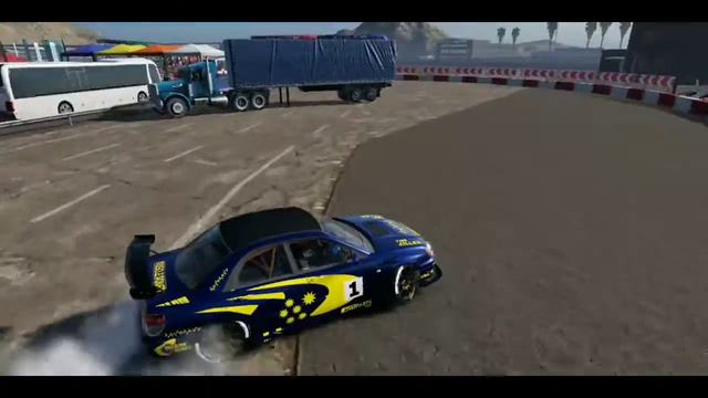 CarX drift Racing 2 Subaru wrx vs Mitsubishi Lancer смотреть онлайн