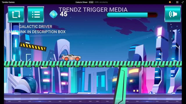 GALACTIC DRIVER, LEVEL - 14 , YANDEX GAMES смотреть онлайн