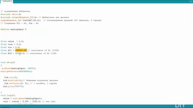 Многоканальный Вольтамперметр на Arduino своими руками. Часть 1: Вольтметр смотреть онлайн
