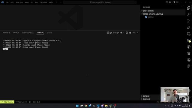 Visualizzare una vecchia commit e cos'è lo stato detached HEAD | Lezione 12 смотреть онлайн