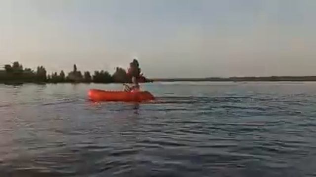 Надувной пакрафт Ладья ЛП-245 - проба на воде смотреть онлайн