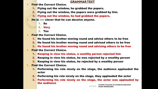 SOLVED GRAMMAR EXERCISES. MDCAT. FSC. ERRORS. PART NO 5 / PROFESSOR LIAQAT ALI MOHSIN смотреть онлайн